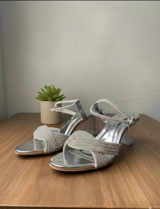 Pearl Whisper Block Heels