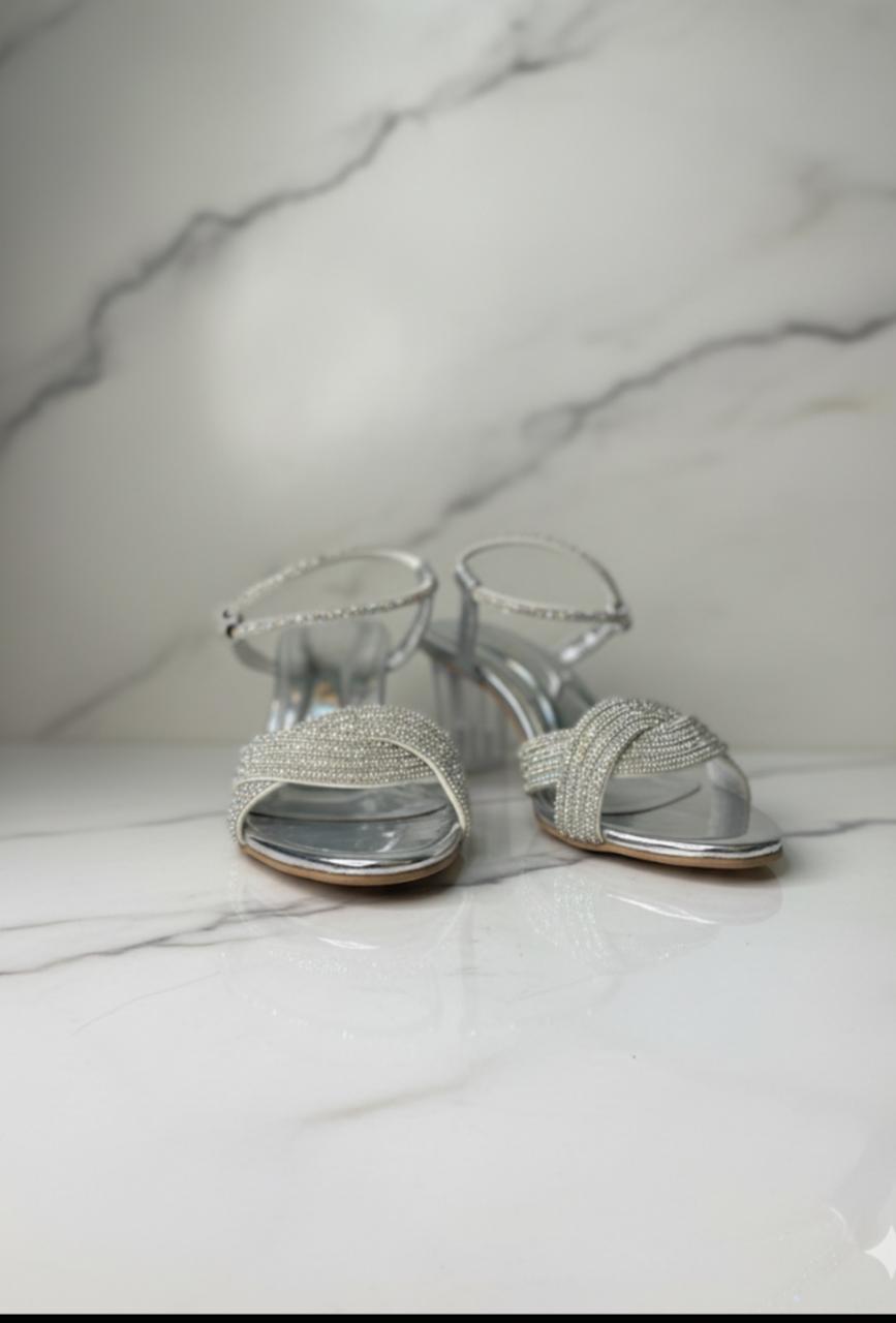 Pearl Whisper Block Heels