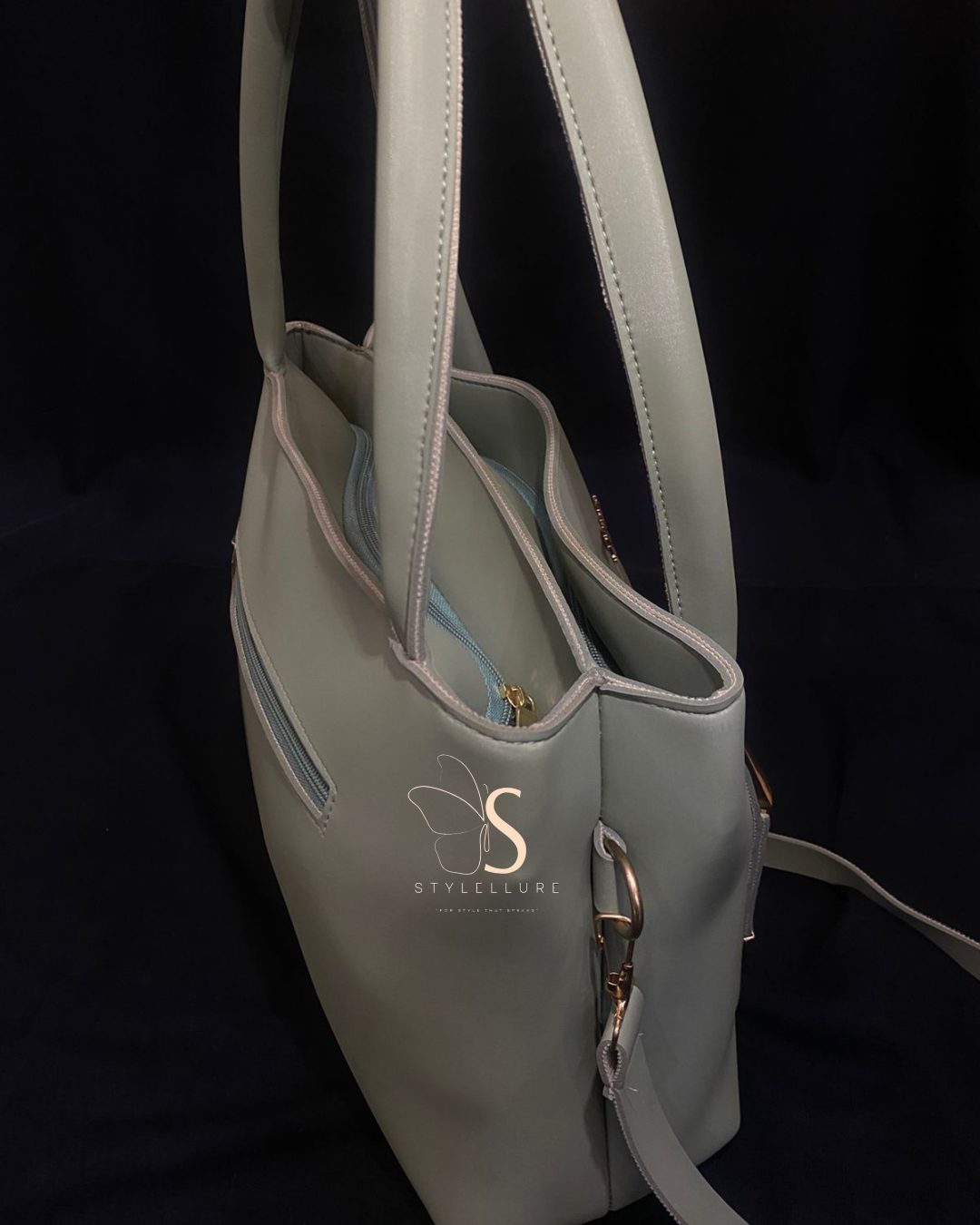 Chic mint Green Handbag
