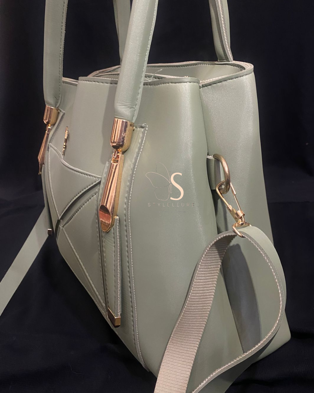 Chic mint Green Handbag