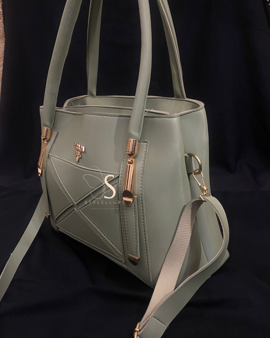 Chic mint Green Handbag